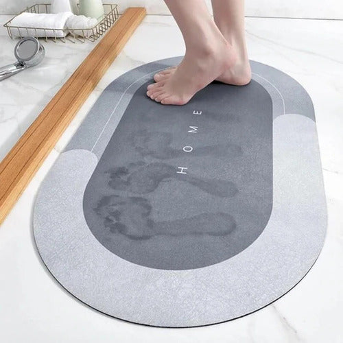 Absorbent Non-Slip Floor Mat PVC Velvet for Bathroom Kitchen