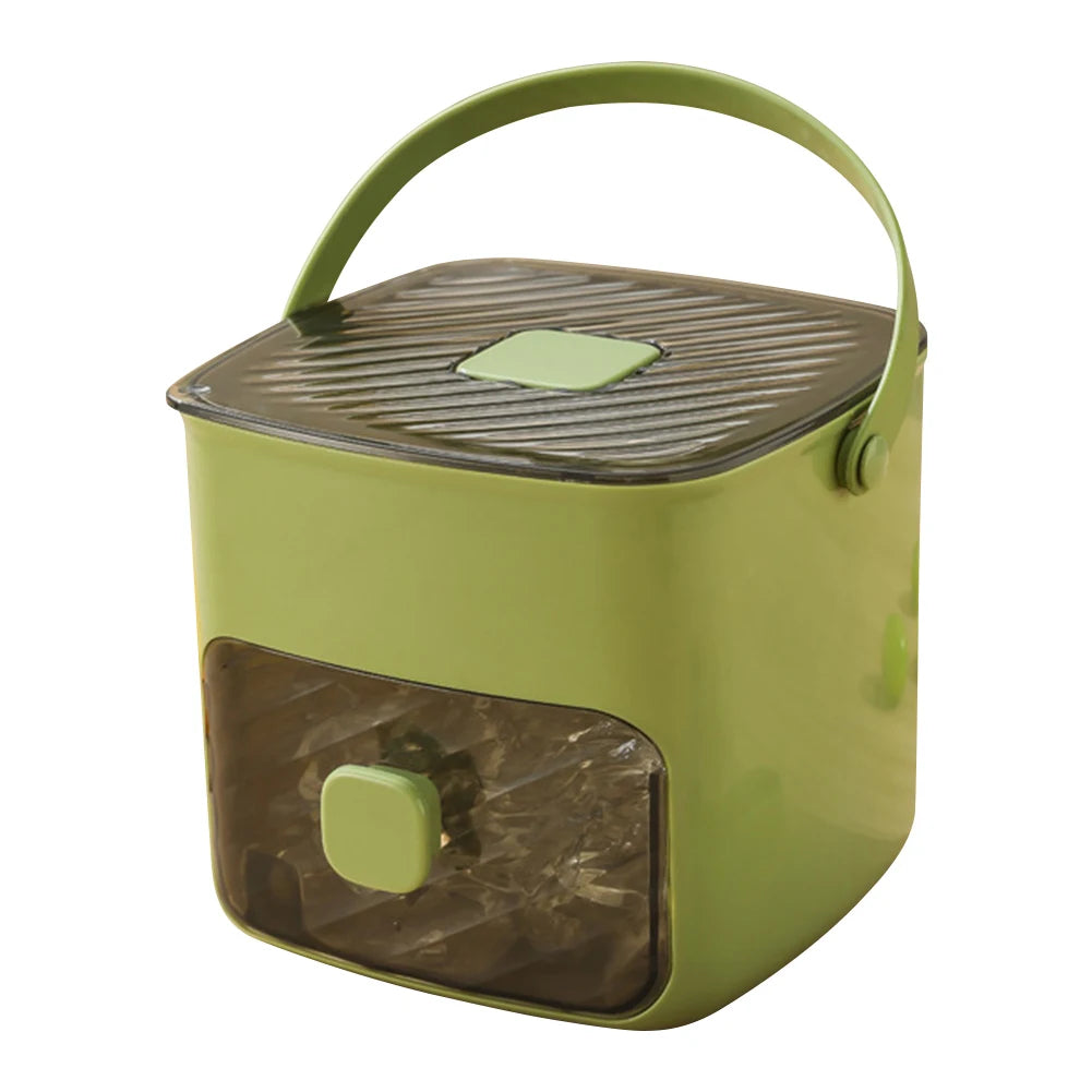 Ice Cube Maker with Storage Drawer
