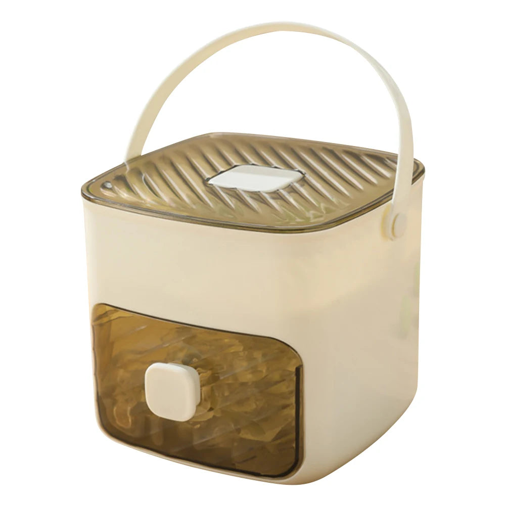 Ice Cube Maker with Storage Drawer