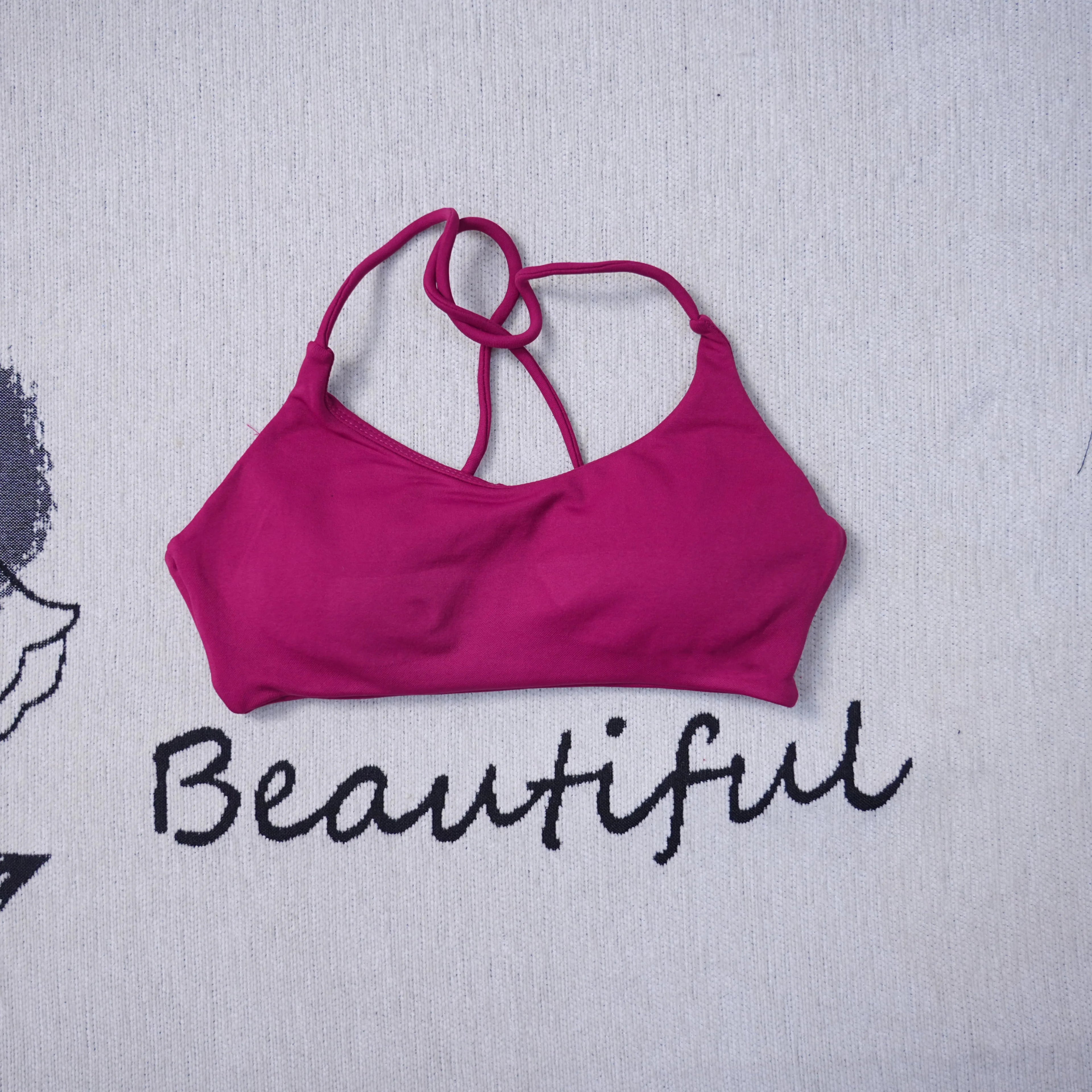 Impact Sports Bra Women's Seamless High Elastic Yoga Bras Workout Gym Running Breathable Supportive Activewear Top