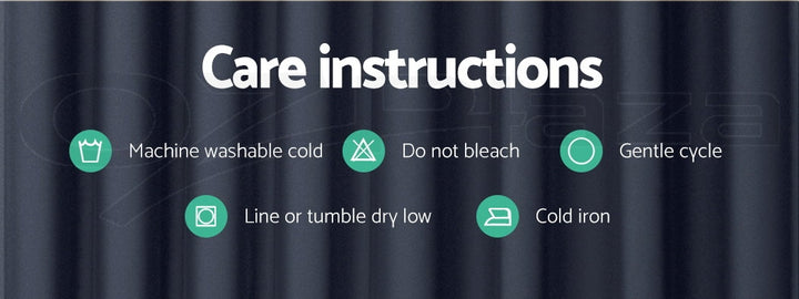 2 Piece Blockout Curtains Eyelet 140x230cm - Charcoal Grey