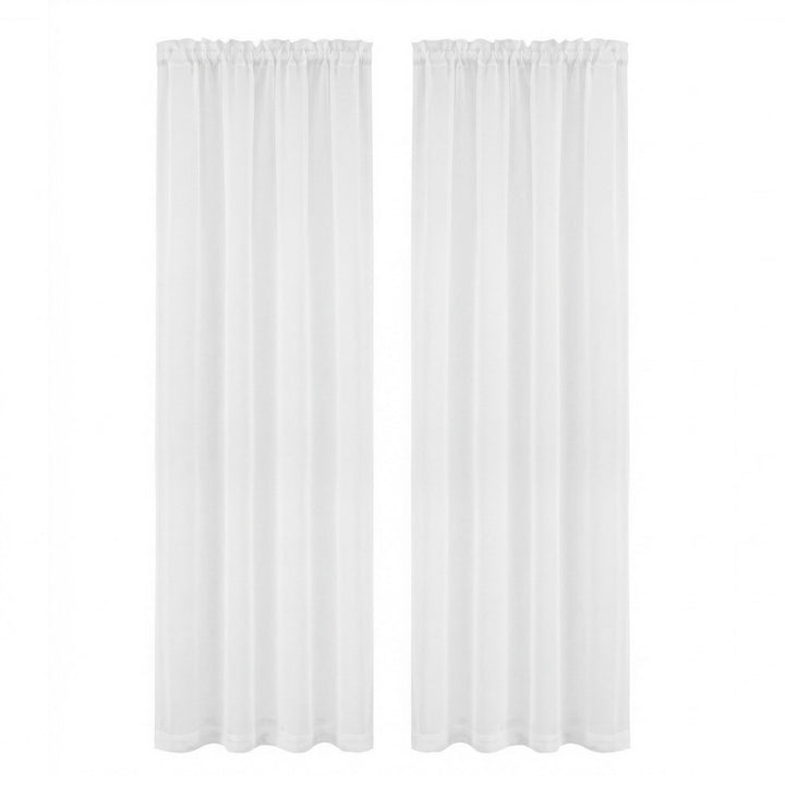 Artiss Blockout Curtains 2X 132x213cm Light Filtering Window Drapes Rod Pocket