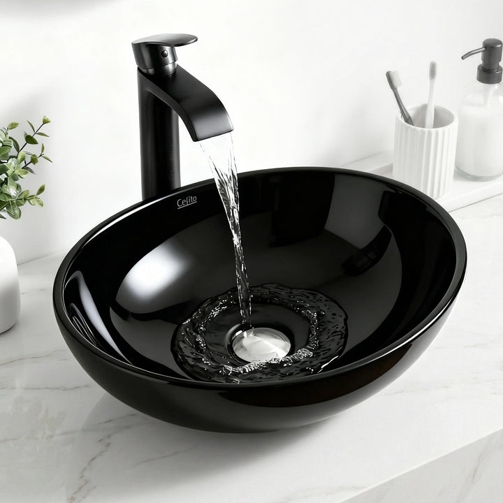 Cefito Bathroom Basin Ceramic Vanity Sink Hand Wash Bowl 41x34cm