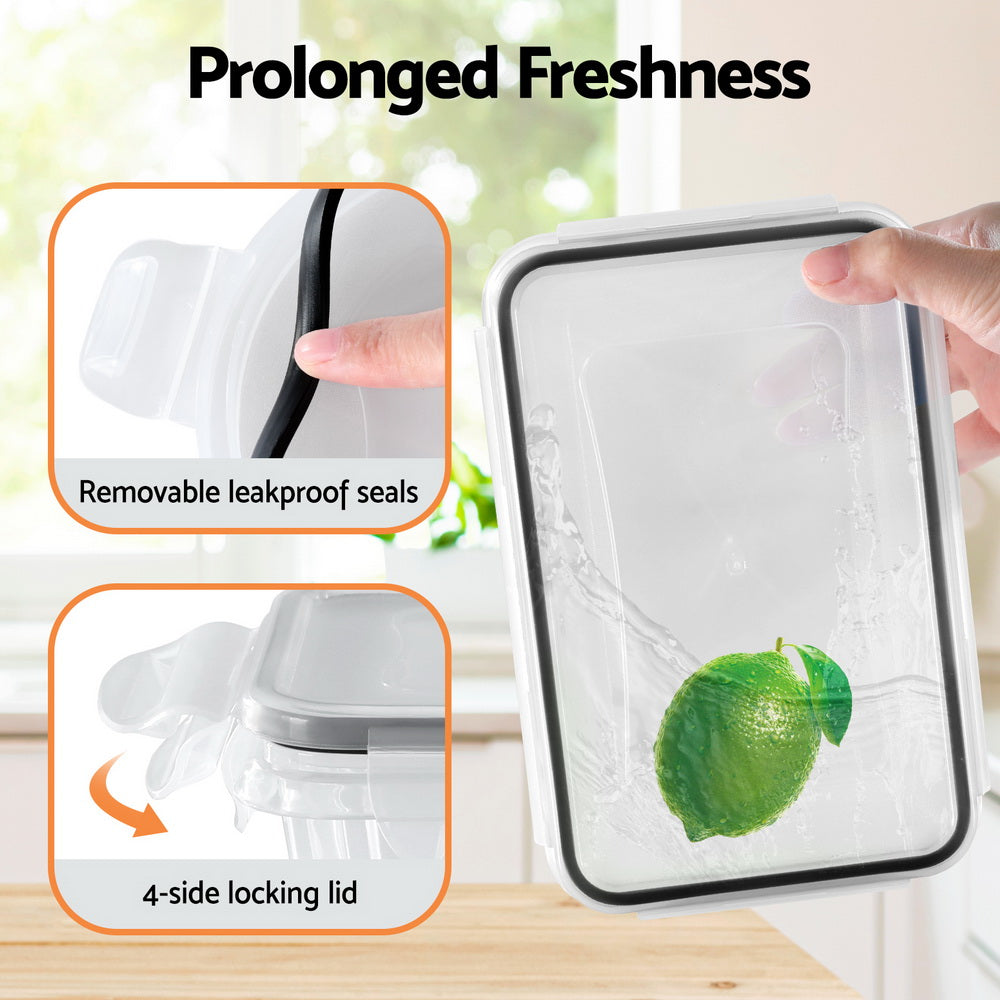 5-Star Chef Food Storage Container Set 16PCS - Airtight BPA-Free Kitchen Organiser