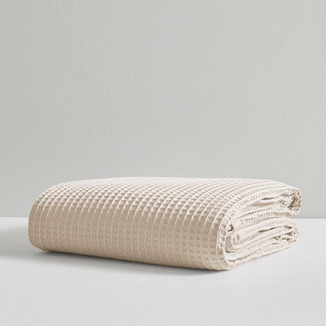 Canningvale Luxury Cotton Waffle Blanket