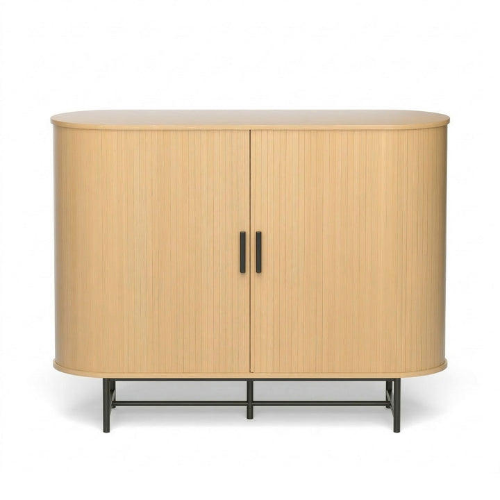 Artiss Buffet Sideboard Cupboard Cabinet Sliding Doors Pantry Storage Oak PIIA