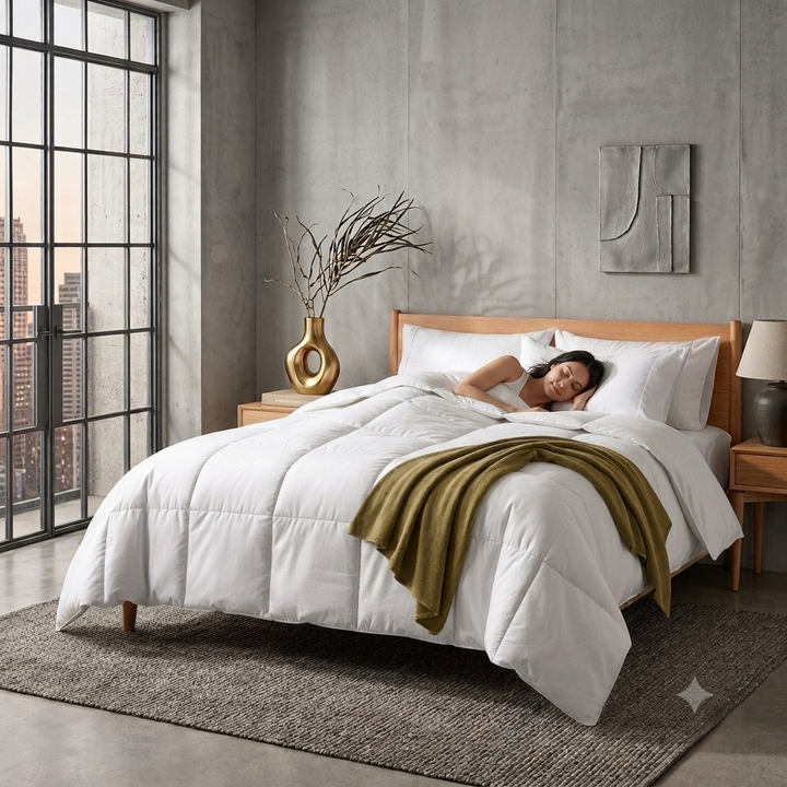 Bedding Quilt, 200GSM Summer Duck Down Feather Doona Insert