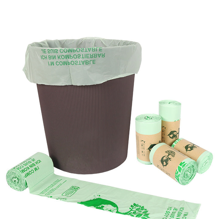 Eco-Friendly 100% Biodegradable Trash Bags Roll Disposable 6L 8L 10L 30L