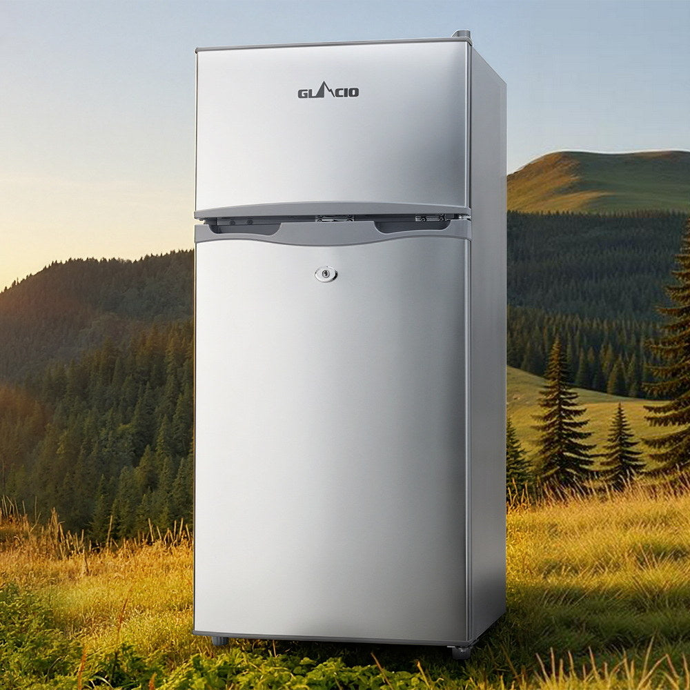 Glacio 100L Portable Fridge Freezer 12V/24V/240V - Camping Caravan Bar Fridge