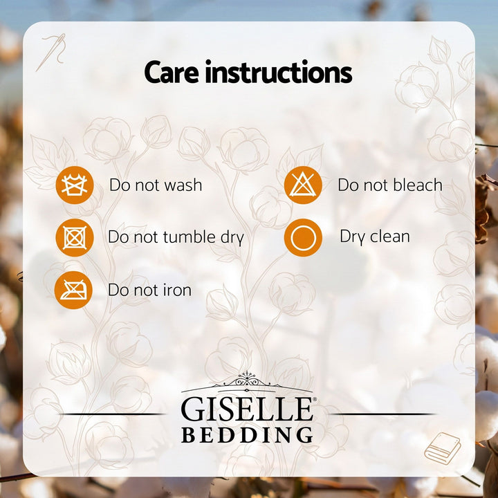 Giselle Bedding King Quilt, 200GSM Summer Duck Down Feather Doona Insert