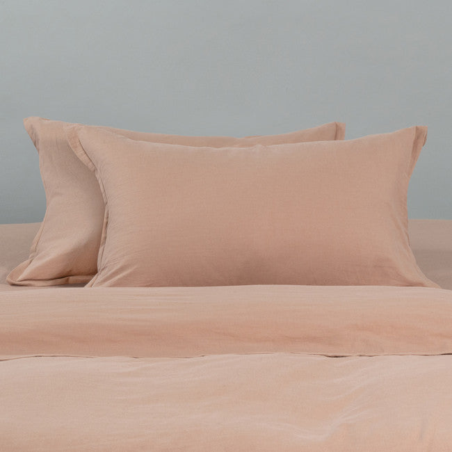 Canningvale French Linen Cotton Quilt Cover Set - Sereno