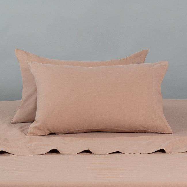 Canningvale French Linen Cotton Sheet Set - Sereno