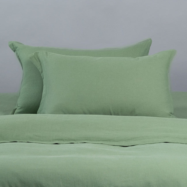 Canningvale French Linen Cotton Quilt Cover Set - Sereno