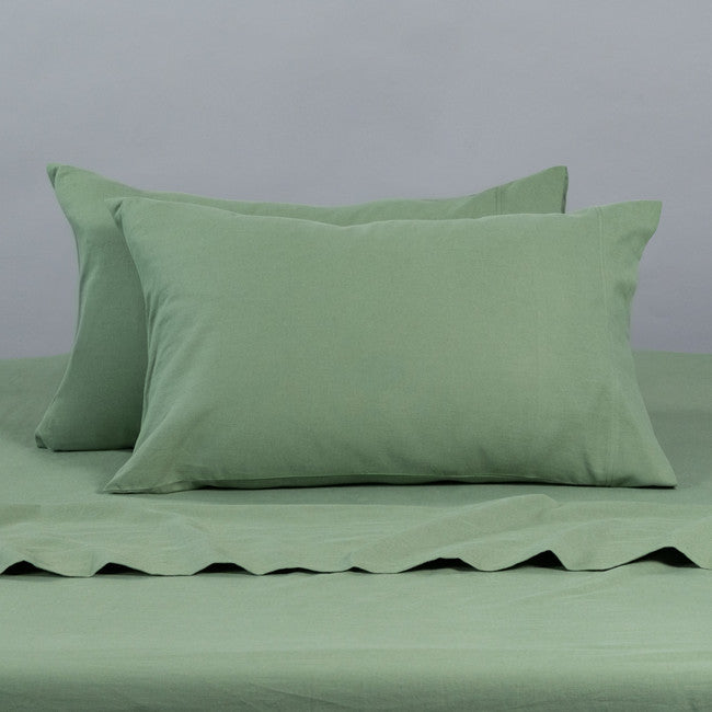 Canningvale French Linen Cotton Sheet Set - Sereno
