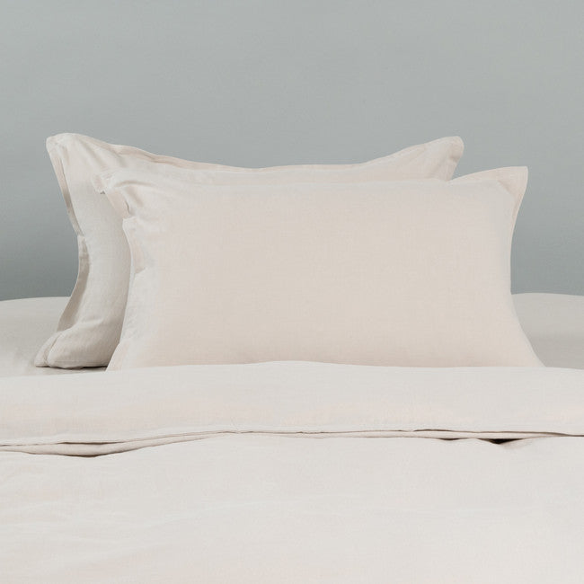 Canningvale French Linen Cotton Quilt Cover Set - Sereno