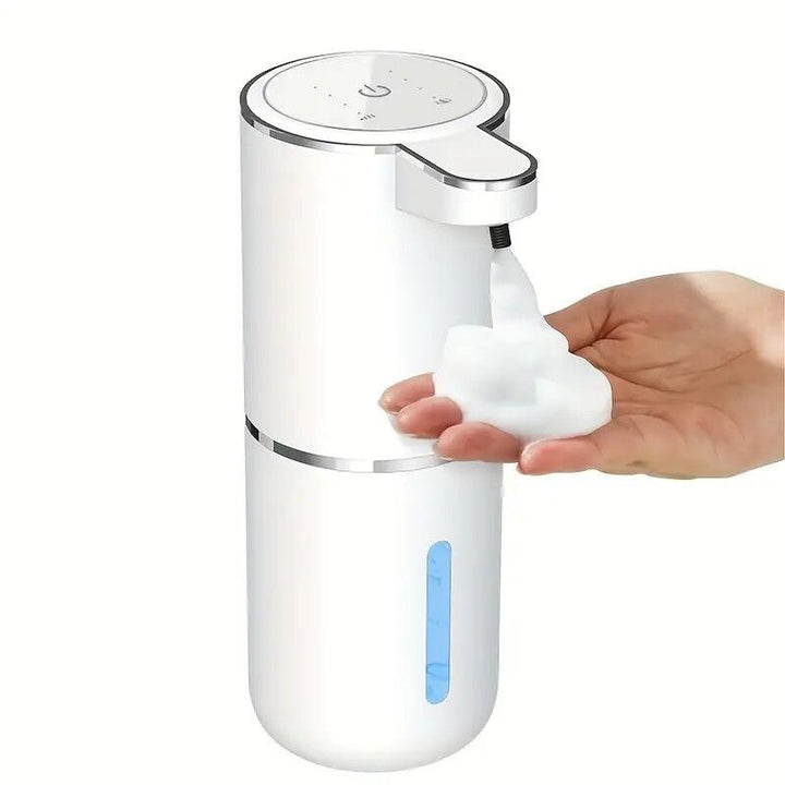 Touchless Automatic Soap Dispenser 380ml Black - Wall Mounted USB Rechargeable