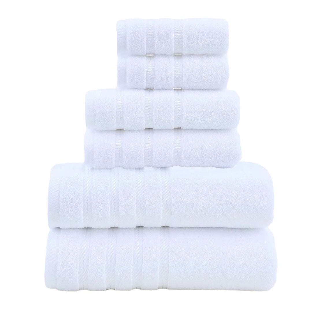 6-Piece Black Towel Set – Soft, Absorbent & Stylish Bathroom Linens