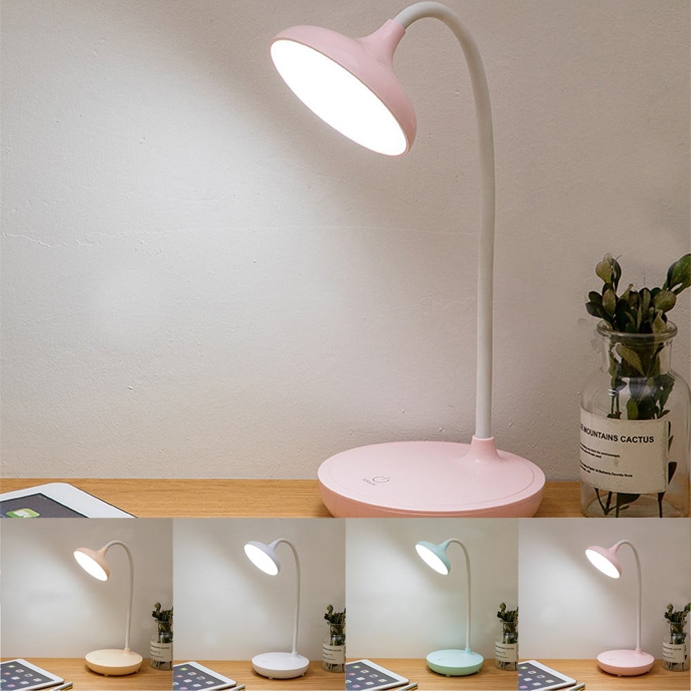 LED Desk Lamp with USB Ports, Touch Desk Lamps for Home Office with 3 Brightness Desk Light with Small Night Light, Reading Lamp Table Lamp for Bedroom Bedside Study