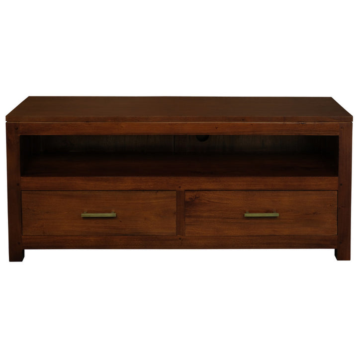 Paris 2 Drawer Entertainment Unit (Mahogany)