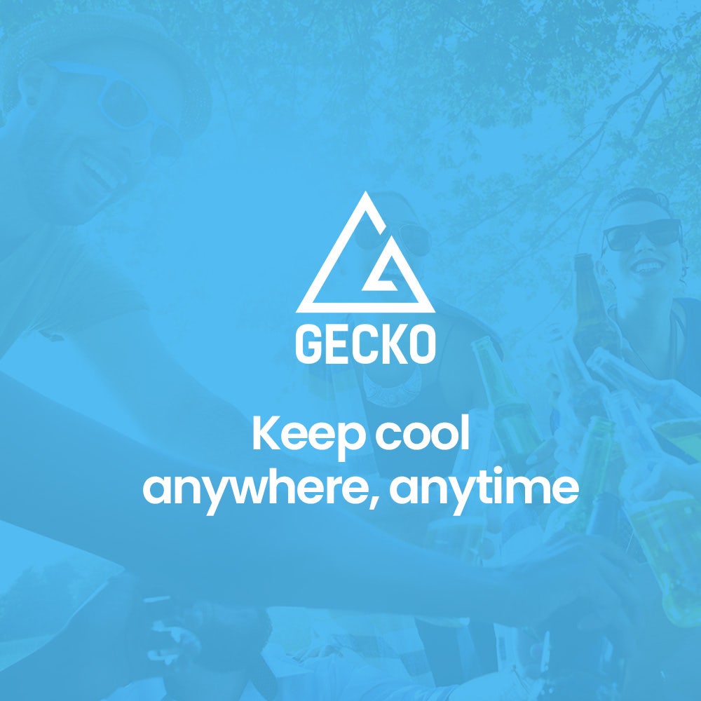 GECKO 100L Portable Chest Freezer, 12V/24V/240V for Motorhome and Caravan, White