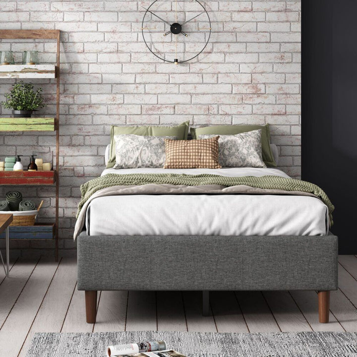 Bed Frame Foundation (Dark Grey) – Double