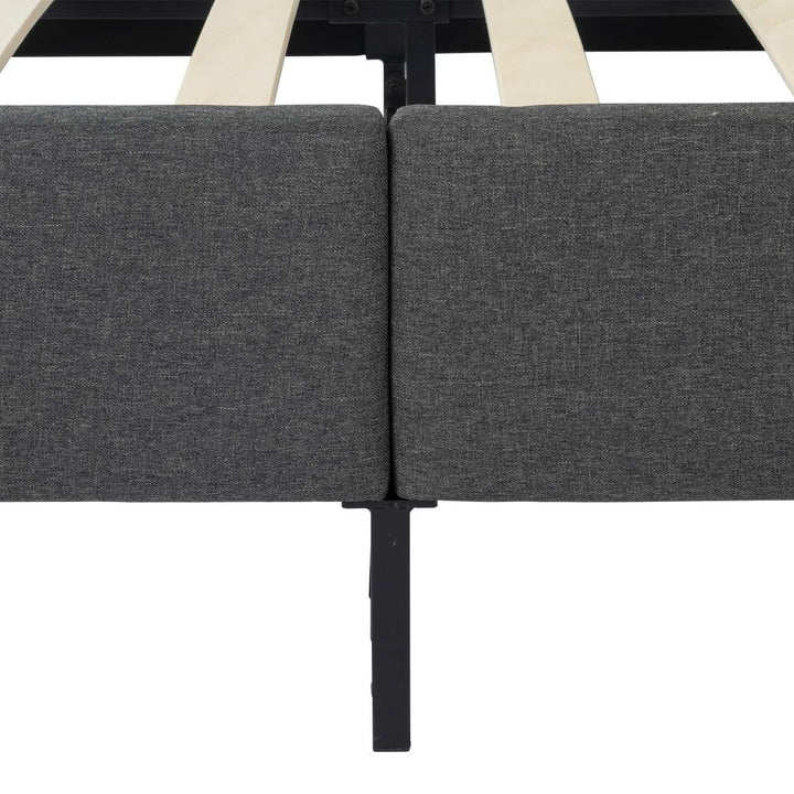 Bed Frame Foundation (Dark Grey) – Double