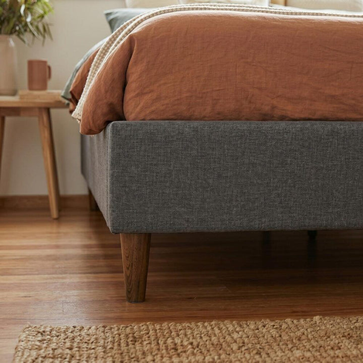 Bed Frame Foundation (Dark Grey) – Queen