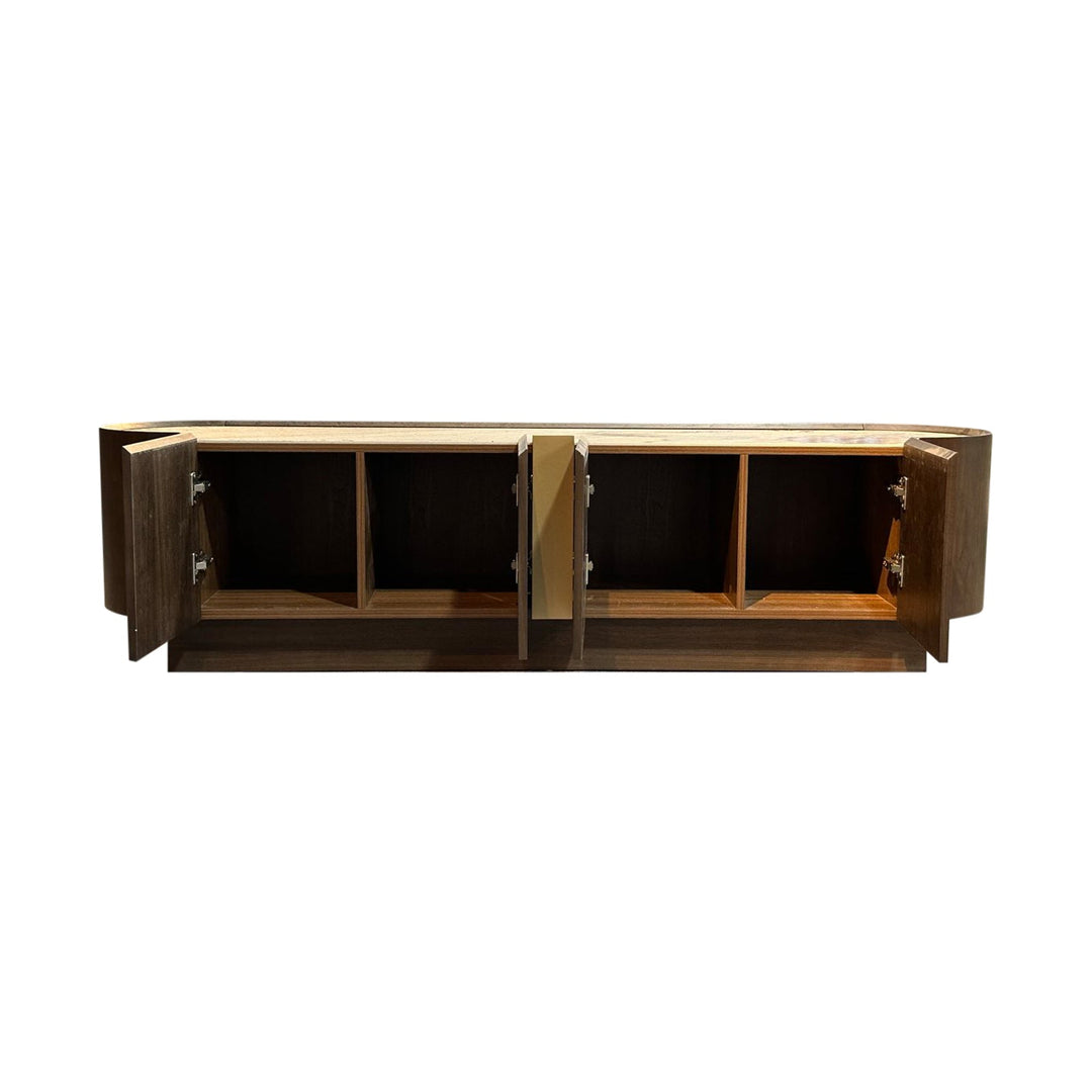 TV Cabinet MDF Board Melamine Interior Storage Entertainment Unit