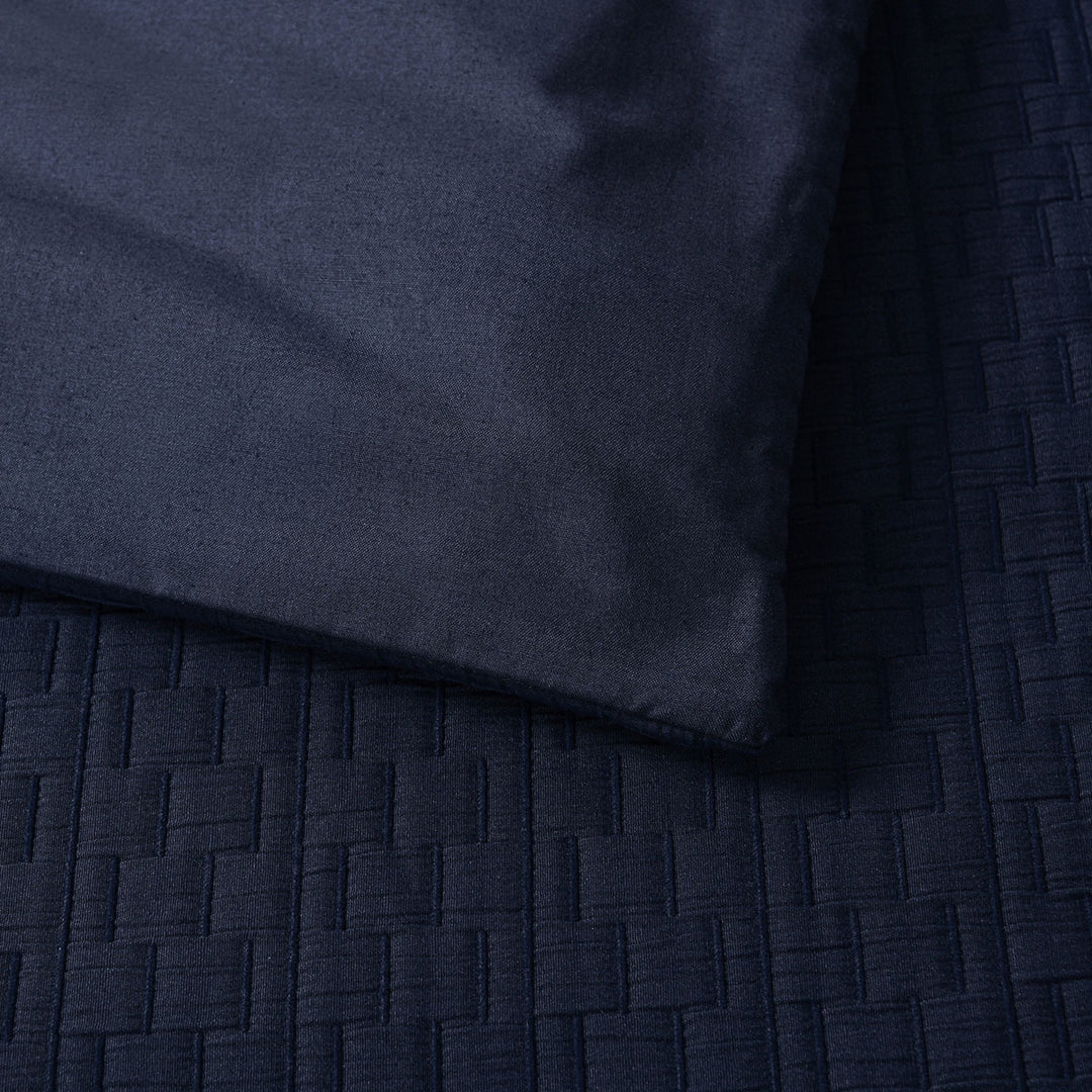 Bianca Burleigh Ink Jacquard Quilt Cover Set King