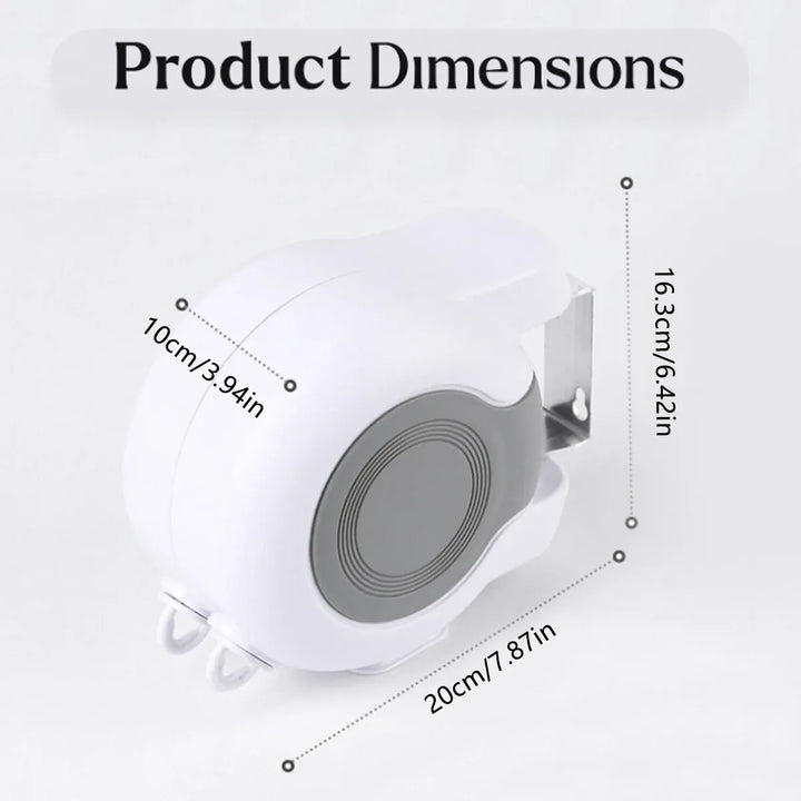 Double Clothes Line Wall Hanger Retractable Clothesline Clothes Dryer 13m Indoor