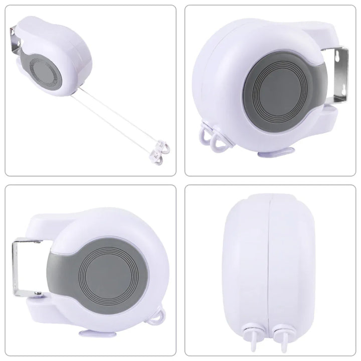 Double Clothes Line Wall Hanger Retractable Clothesline Clothes Dryer 13m Indoor
