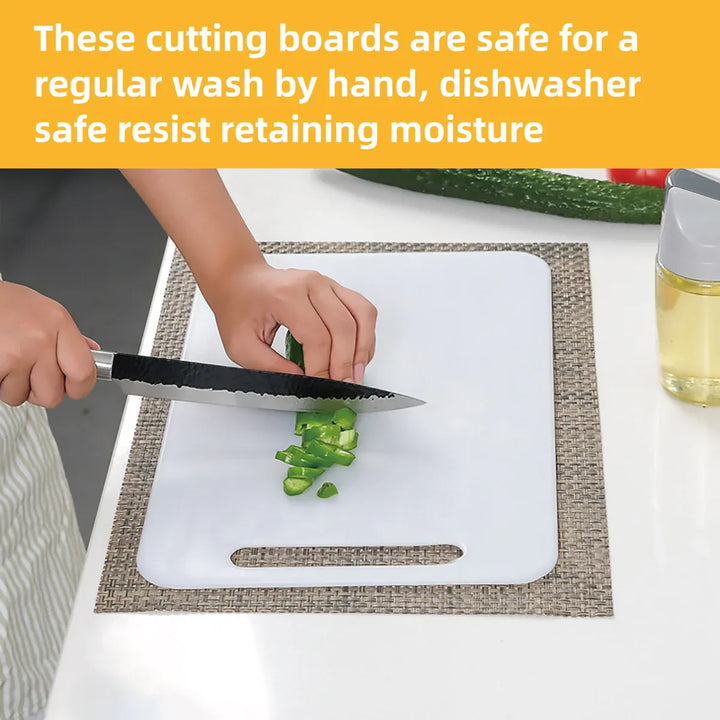 Plastic Cutting Board Small Size Chopping Board for Kitchen Food Prep Home Use - 33x20cm