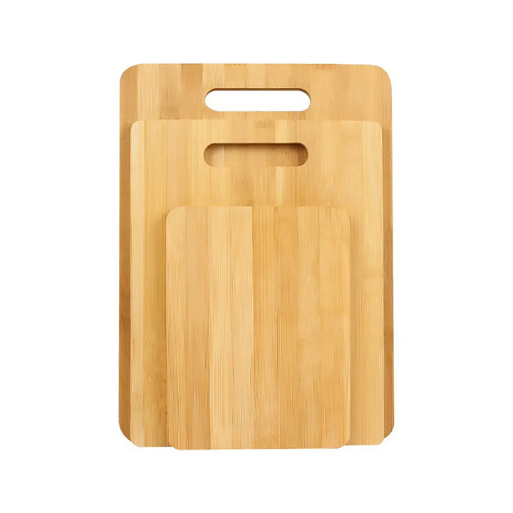 Household Cutting Board Set 3PCS Square Wooden Kitchen Chopping Boards For Food