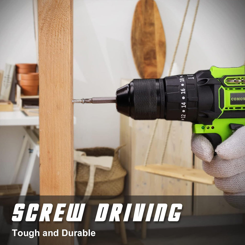 246-Piece Drill Bit Set - Complete Metal, Wood & Plastic Drilling Kit with Hole Openers