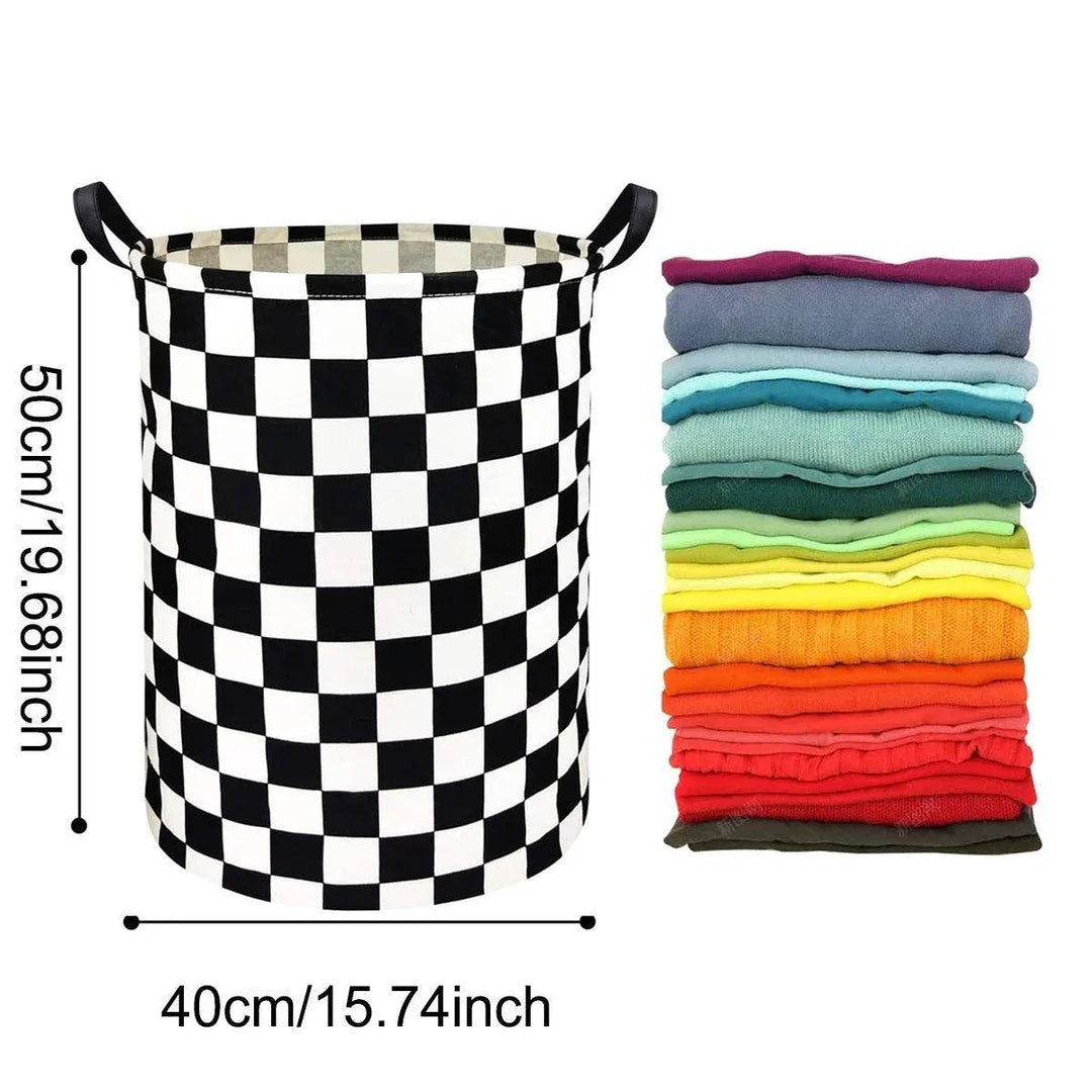 Foldable Laundry Basket - Cars Design Storage Bin for Clothes & Toys