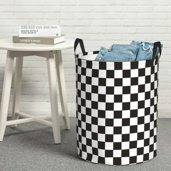 Foldable Laundry Basket - Cars Design Storage Bin for Clothes & Toys