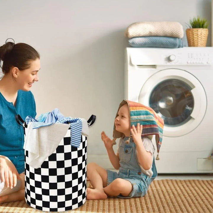 Foldable Laundry Basket - Cars Design Storage Bin for Clothes & Toys