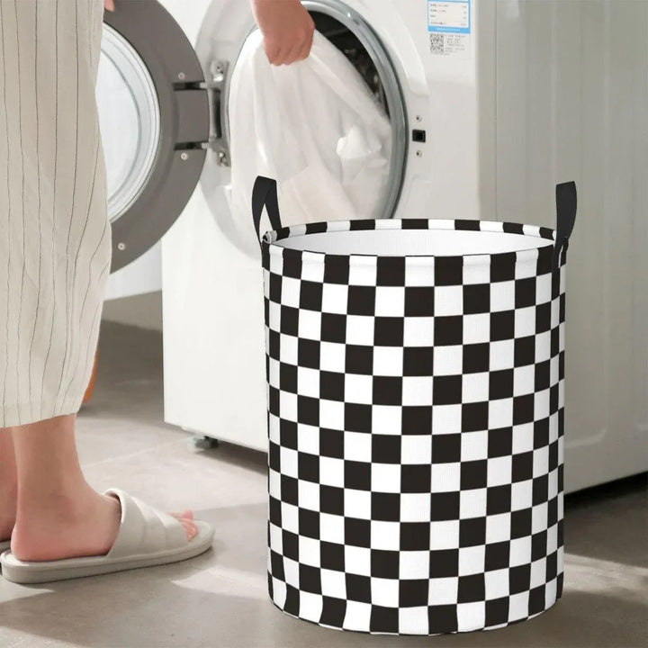 Foldable Laundry Basket - Cars Design Storage Bin for Clothes & Toys