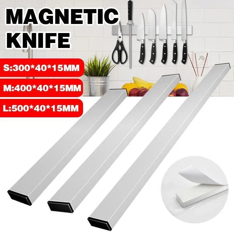 Stainless Steel Magnetic Knife Rack Holder - 30cm Kitchen Knife Storage