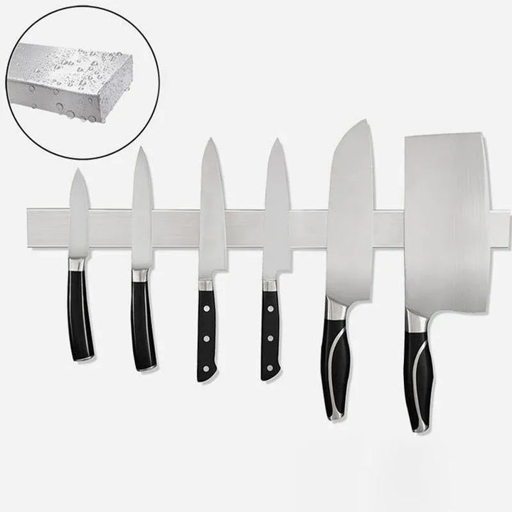 Stainless Steel Magnetic Knife Rack Holder - 30cm Kitchen Knife Storage