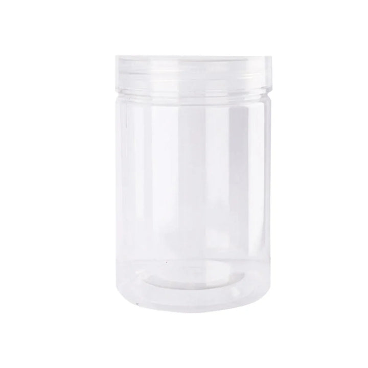 Wide Mouth Plastic Storage Bottles 50PCS - Transparent Airtight 1L Containers 1000ml