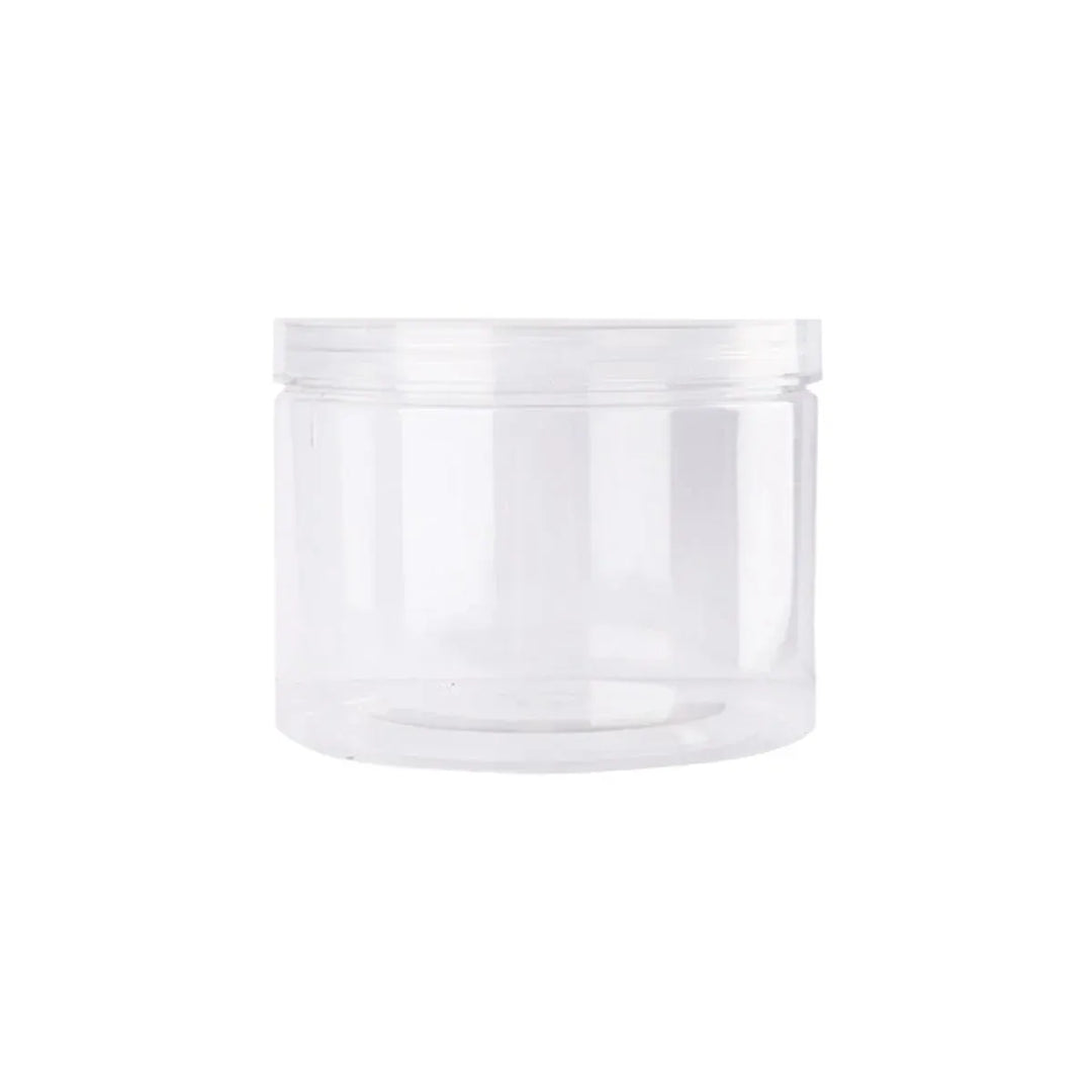 Wide Mouth Plastic Storage Bottles 50PCS - Transparent Airtight Food Containers 500ml