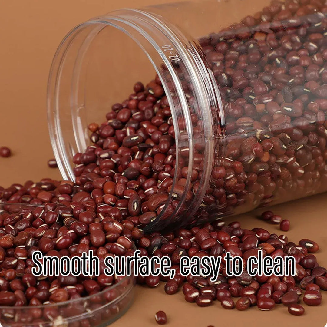 Wide Mouth Plastic Storage Bottles 50PCS - Transparent Airtight Food Containers 500ml
