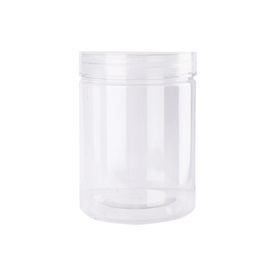 Wide Mouth Plastic Storage Bottles 50PCS - Transparent Airtight Food Containers 500ml