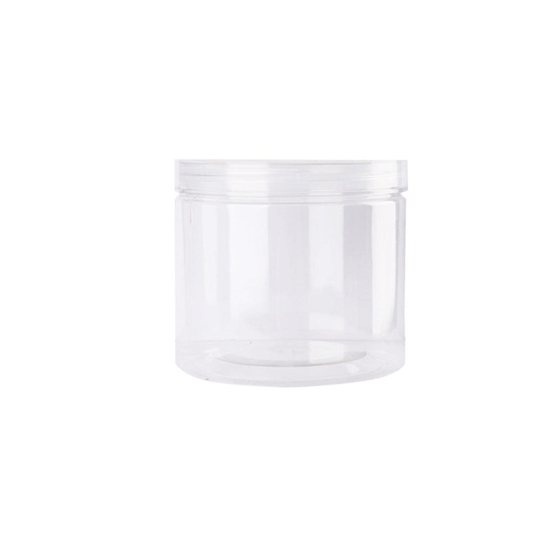 Wide Mouth Plastic Storage Bottles 50PCS - Transparent Airtight Food Containers 500ml