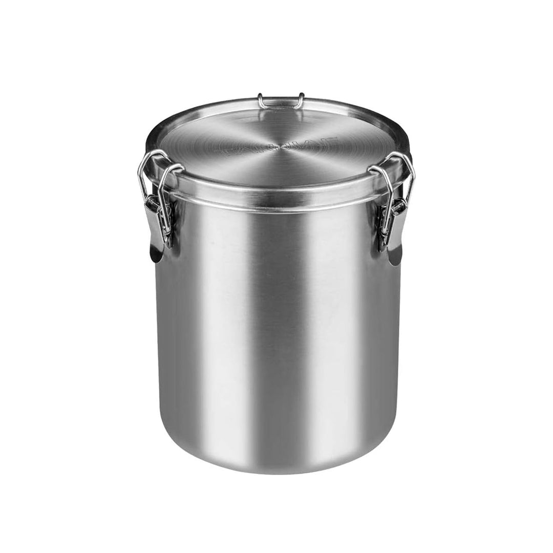 Stainless Steel Pet Food Storage Container 1000ml - Airtight Dog Cat Food Bin