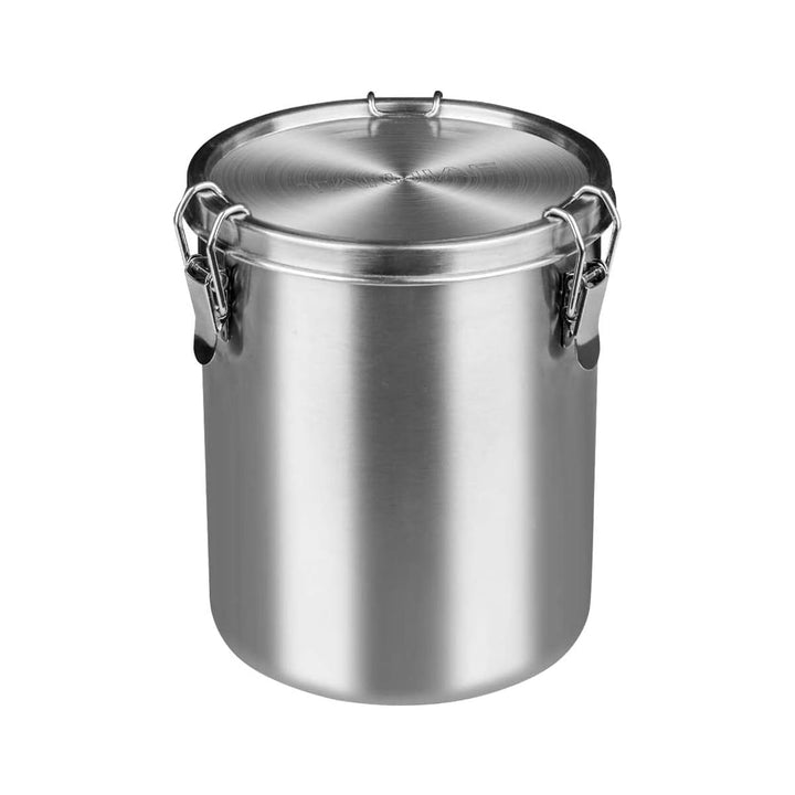 Stainless Steel Pet Food Storage Container 1000ml - Airtight Dog Cat Food Bin
