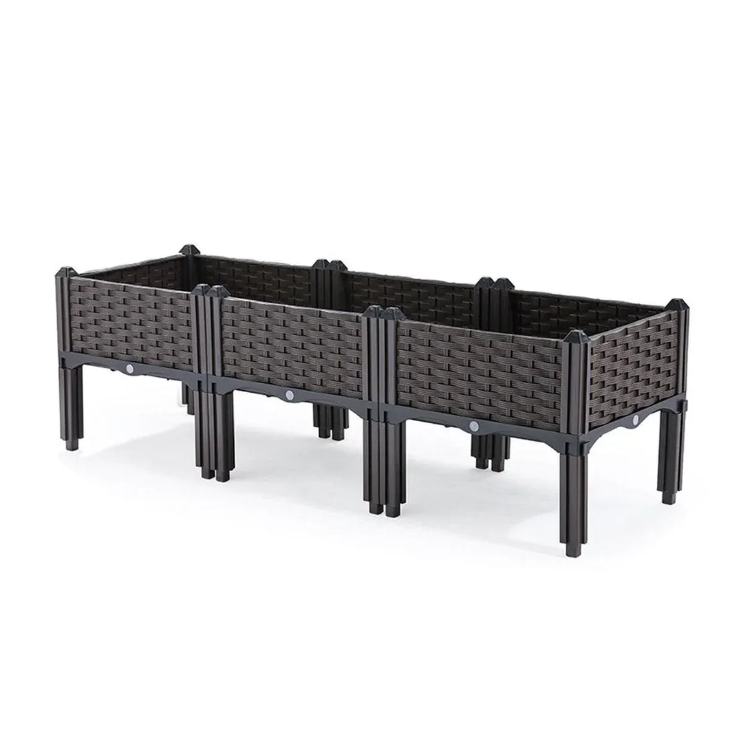 Outdoor Rectangular Balcony Vegetable Planter Box Garden Flower Planting