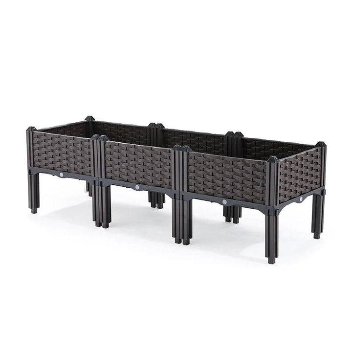 Outdoor Rectangular Balcony Vegetable Planter Box Garden Flower Planting
