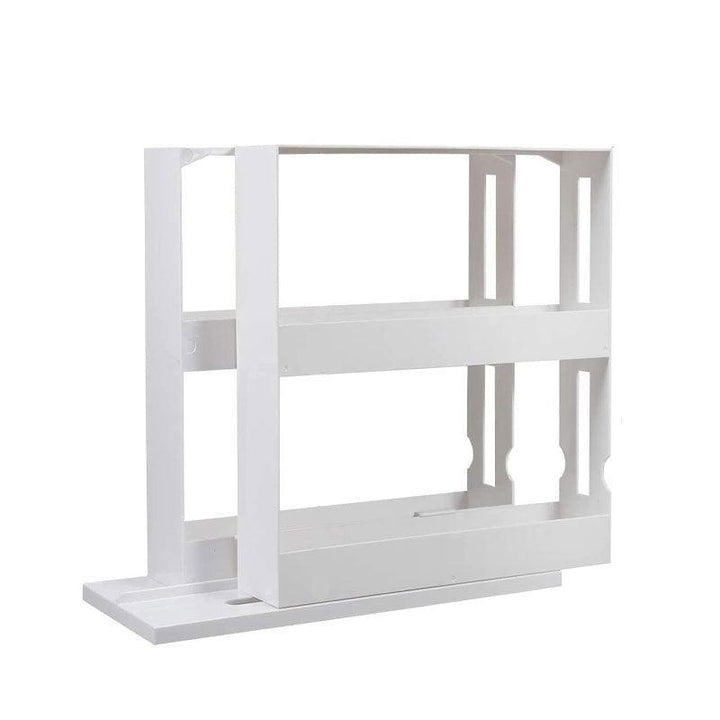 Slide Cabinet Organiser Rack Storage Pantry Kitchen Shelf Spice Jars Can Holder